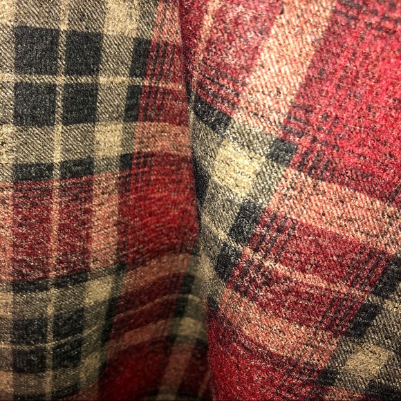 Jodifl plaid oversized sleeveless vest cardigan - Picture 6 of 10